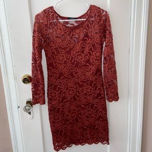 Burgundy Dress